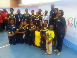 Rwanda girls' volleyball team